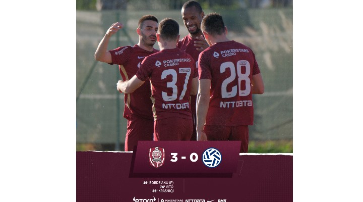 3-0. CFR Cluj a învins categoric echipa fotbaliștilor "șomeri" din Spania