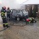 Incendiu pe o stradă din Cluj-Napoca. O mașină s-a făcut scrum