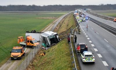 ACCIDENT GRAV! Autocar cu români, răsturnat în Slovenia. Cel puțin trei morți