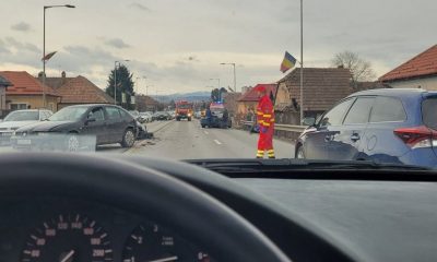 Accident cu 3 mașini în Florești