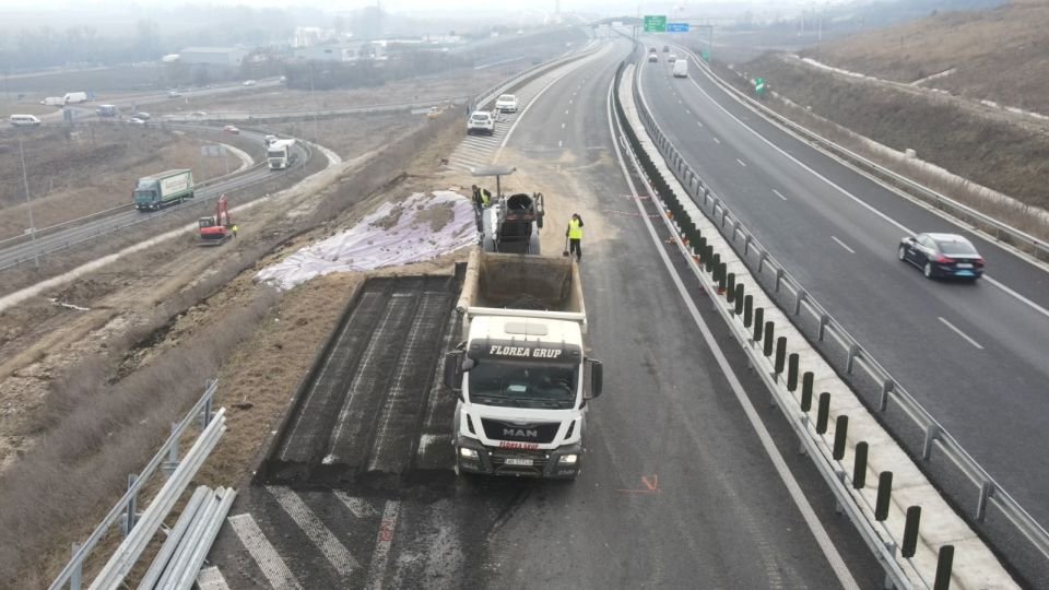 Care sunt cauzele alunecări de pe autostrada A10 Sebeș-Turda