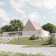(Foto) Se poate și arhitectură rurală de calitate! Proiectul capelei mortuare din Cătina, lăudat de arhitectul șef al Clujului 1