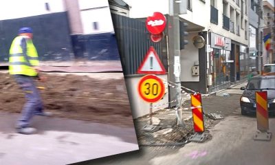 Trafic blocat în Mănăştur: "Dorel" a lăsat un şanţ de-a latul benzii care a făcut coloană de maşini "până în Gilău"...