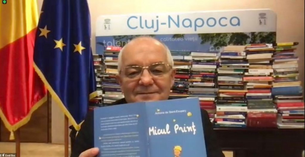 „Micul prinț", în lectura lui Emil Boc. Primarul Clujului le-a citit copiilor de la Școala „Ioan Bob”