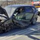 Accident între Florești și Gilău. O mașină avariată rău, iar o femeie a refuzat să meargă la spital