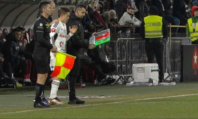 Alexandru Bota, puștiul care a debutat pentru U Cluj la 14 ani, în derby-ul cu CFR. Este vărul lui Olimpiu Moruțan 1