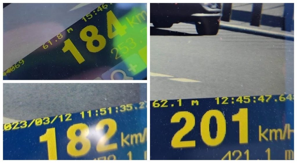 Șofer prins cu 201 km/h pe Autostrada Transilvania