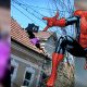 "Spiderman", "Batman" şi "Superman" au căzut prin acoperiş. Râsul-plânsul pe strada Senină din Cluj-Napoca