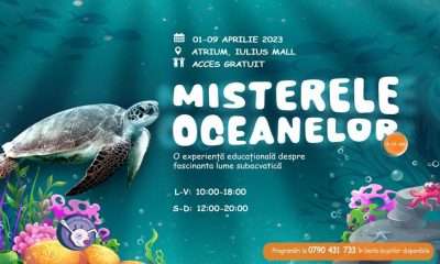 „Misterele Oceanelor”, expoziție la Iulius Mall Cluj despre lumea subacvatică și importanța protejării ei, dedicată copiilor. Intrarea gratuită