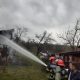 Incendiu în Cluj. Flăcările au distrus o anexă