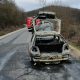 Mașină făcută SCRUM la Cluj. Ce au găsit pompierii ajunși la fața locului