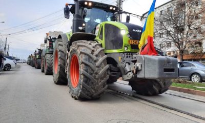Protestul fermierilor: EVITAŢI drumurile din Cluj care se vor umple astăzi cu tractoare şi utilaje agricole