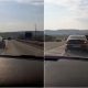 (Video) Scene periculoase pe un drum din Cluj. Un polițist a șicanat în trafic un șofer, pe motiv că mergea prea încet 1