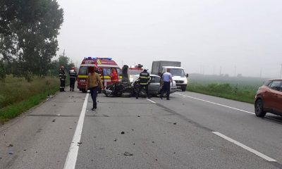 ACCIDENT în judeţul Cluj cu 4 autoturisme implicate