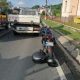 Accident cu o motocicletă și o autoutilitară în Feleacu. Bărbat, transportat la spital