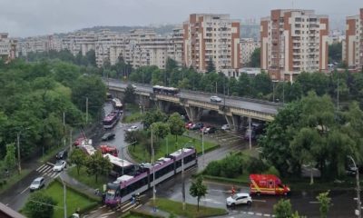 Accident cu tramvai în Mănăștur. Circulația a fost blocată