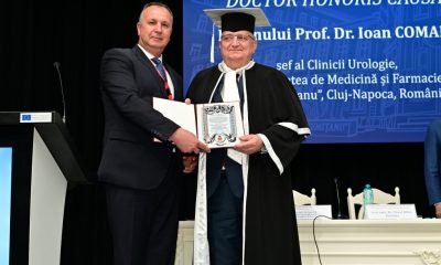 Urolog clujean, care a operat peste 50.000 de pacienți, omagiat la Chișinău! Ioan Coman ar putea intra în cartea recordurilor