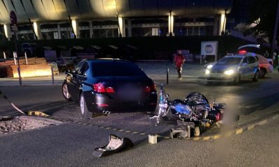 Accident în Cluj-Napoca între o motocicletă și un autoturism. Un bărbat resuscitat