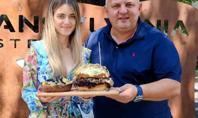 (Foto/Video) Așa arată cel mai scump burger din lume, vândut la Cluj. Costă 6.200 de euro și se numește Cristiano Ronaldo 1