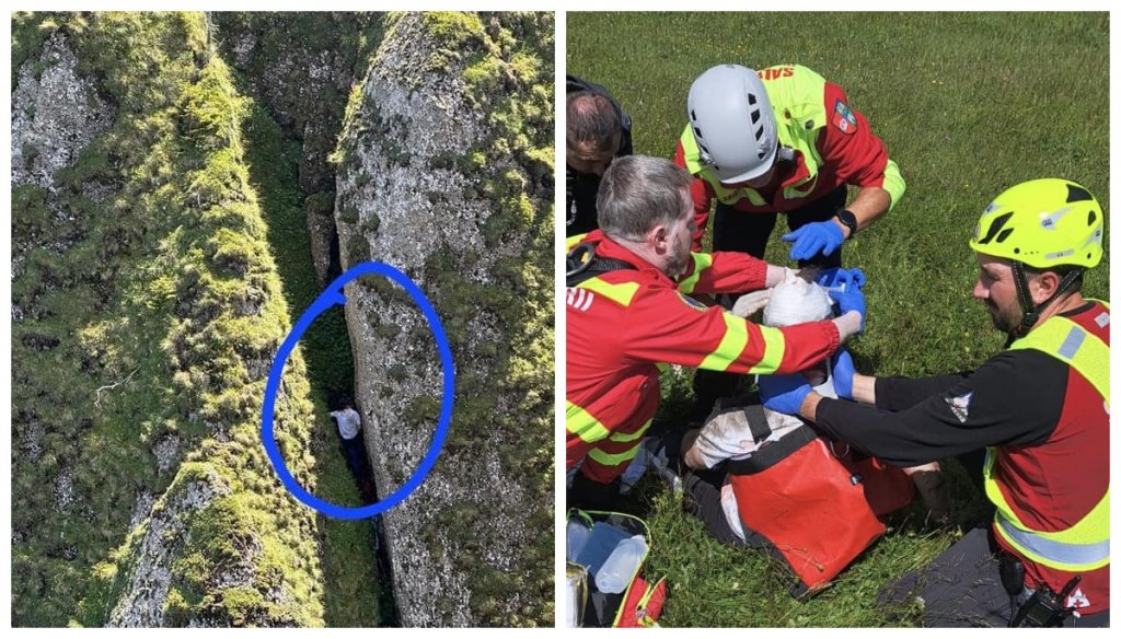 Pilot din Cluj, în echipajul elicopterului care a salvat un bărbat căzut într-o prăpastie, în masivul Piatra Mare
