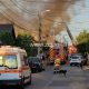 Urmările incendiului din Cluj: Un pompier a fost rănit, cinci mașini distruse și două case afectate