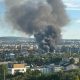 (Video) Incendiu puternic la o hală din Cluj Napoca. Fumul gros, vizibil din tot orașul