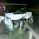 ACCIDENT în Cluj: O autoutilitară a "încălecat" parapetul drumului pe DN 1. A intervenit descarcerarea