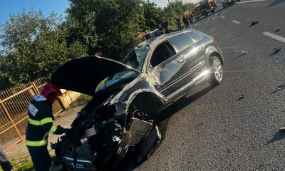 Accident grav pe un drum din Cluj! Un tânăr de 20 de ani a ajuns la spital