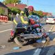 Încă un accident cu o motocicletă și o mașină în județul Cluj. Un bărbat a fost dus la spital