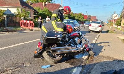Motociclist lovit în plin de o șoferiță, motociclist din Cluj ucis de un utilaj forestier