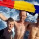 Un înotător clujean a traversat strâmtoarea Gibraltar, una dintre cele mai dificile zone din lume, alături de alți doi români