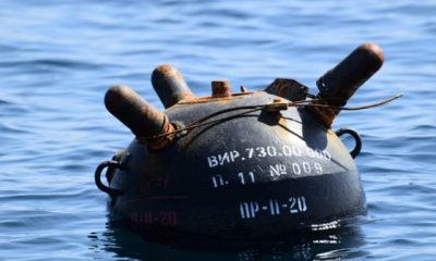 (Video) Explozie a unei mine marine, în zona unui hotel din Costinești. “E mult fum negru. În apă încă sunt turiști”