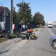 Accident între o mașină și o motocicletă în Gilău / Foto: ISU Cluj
