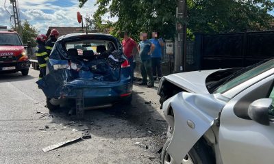 Accident rutier pe strada Oașului din Cluj-Napoca / Foto: ISU Cluj