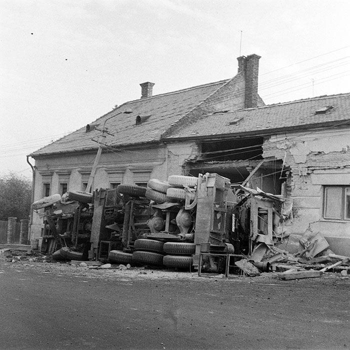 Accidente grave din Clujul anilor 1980. Apare și locul de pe Calea Turzii unde au fost ani în șir accidente teribile - FOTO