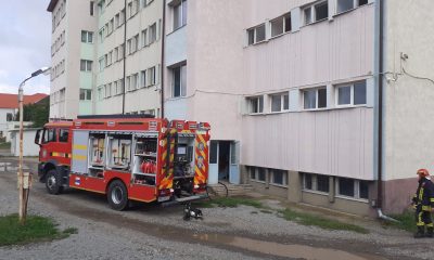 Alertă de incendiu la un spital din Cluj, din cauza unei țigări fumate pe ascuns - FOTO