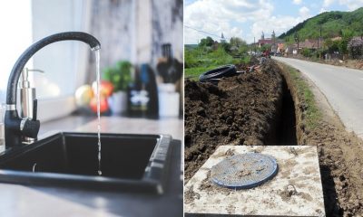 Lucrări de racordare la rețeaua publică de apă potabilă, finalizate în 30 de localități clujene / Foto: pixabay + CJ Cluj