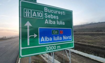 Restricții de circulație pe A10 Sebeș-Turda/Foto: Direcția Regională de Drumuri și Poduri Cluj Facebook.com