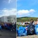 Floreștenii s-au pus pe treabă și au curățat de gunoaie  zonele verzi / Foto: Bogdan Pivariu - Facebook