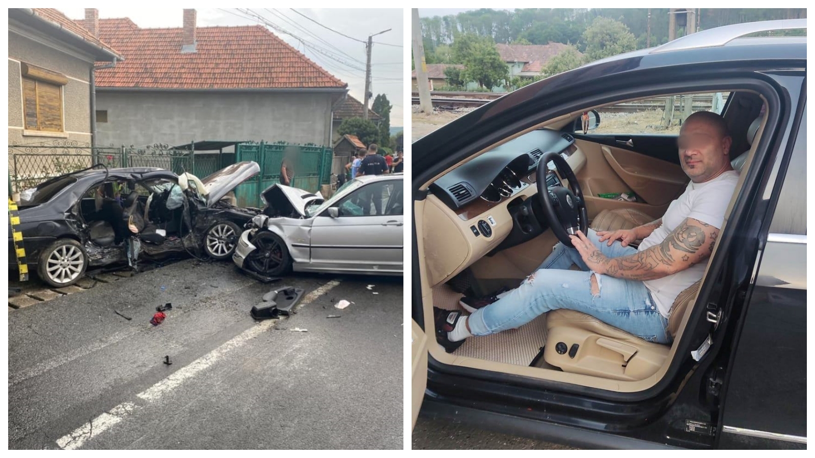 Explicațiile Poliției Cluj despre interlopul care a umblat fără permis de 11 ori și a sfârșit prin a comite un accident mortal la Căpușu Mare