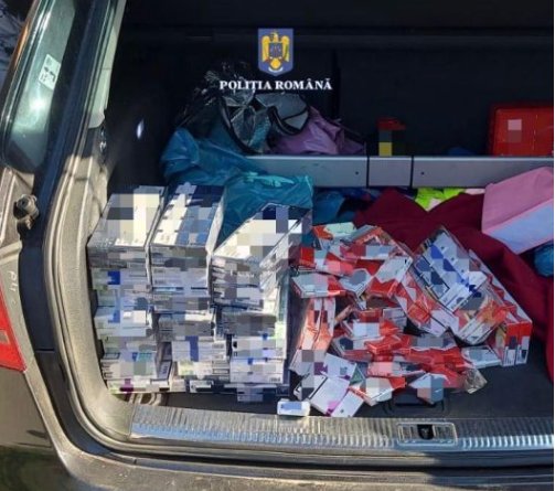 Femeie din Cluj, prinsă cu portbagajul plin de țigări de contrabandă