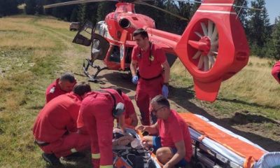 Intervenția salvatorilor montani în cazul unui accident/Foto: Salvamont Salvaspeo Bihor Facebook.com
