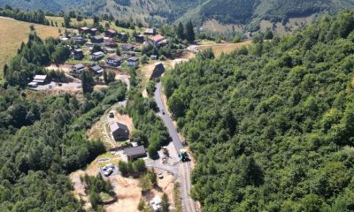 (Foto) A început asfaltarea unui nou drum dintr-o zonă montană foarte pitorească a Clujului