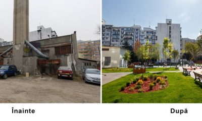 (Foto) Un nou loc de joacă în Cluj Napoca pe locul unei foste centrale termice