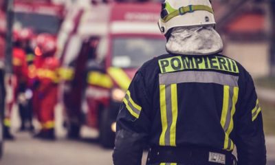 INCENDIU pe Calea Mănăștur! O mașină a luat foc în parcarea de la Platinia