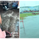 Iarăși a fost lac la VIVO Cluj, după ploaia de duminică! Apa a inundat autobuzele - VIDEO