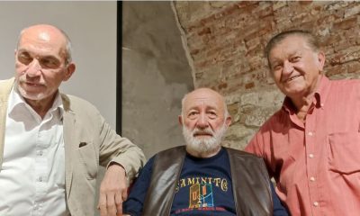 Xantus Gábor, Iosif Demian, Dorel Vișan. Muzeul Cinematografiei Cluj-Napoca, 21 septembrie 2023/Foto: monitorulcj.ro