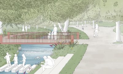 Imagine randată proiect amenajare culoar Canal Morii-tronson Parcul Rozelor/Foto: Emil Boc Facebook.com