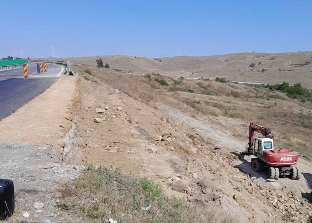 Lucrări pe Autostrada A10 Sebeș-Turda și noi restricții de circulație/Foto: Direcția Regională de Drumuri și Poduri Cluj Facebook.com