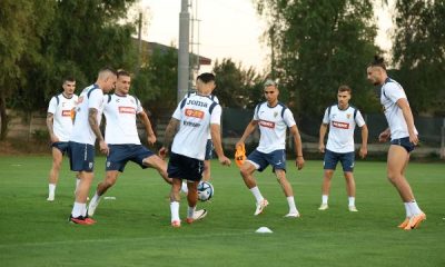 Cristi Manea de la CFR Cluj, absent de la meciul cu Kosovo/ Foto: Echipa națională de fotbal a României - Facebook